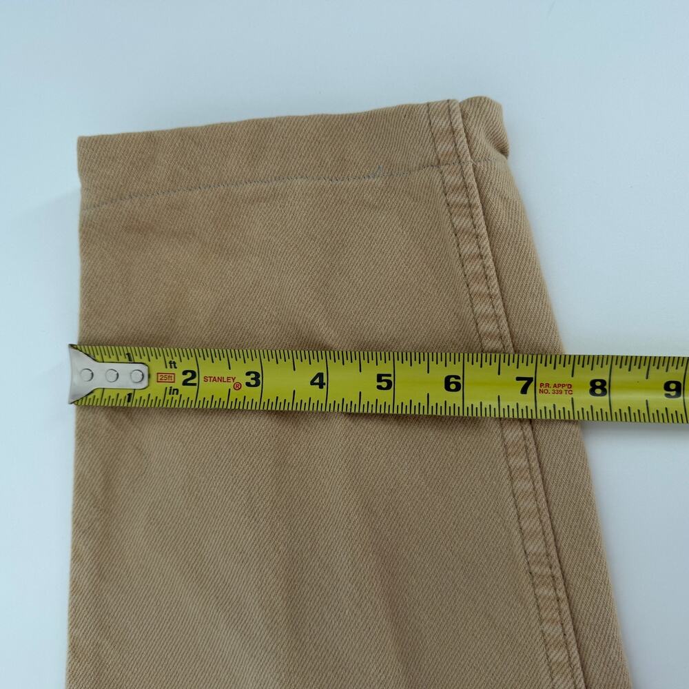 VTG Levis 551 Womens sz 12 MED Beige Cotton Made in USA Relaxed Tapered Fit - Picture 10 of 13